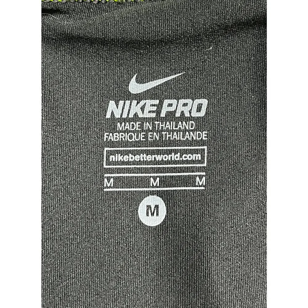 4-90 NIKE PRO Men's Athletic Leggings Base Layer Black Medium